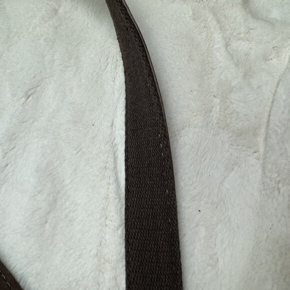 Fossil Vintage Brown Crossbody Shoulder Bag Purse Leather 11x10” - Picture 13 of 13